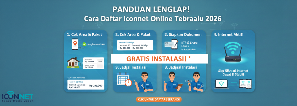 Daftar Iconnet online